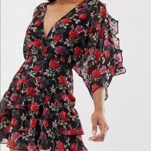TALULAH Jet Rose Mini Dress